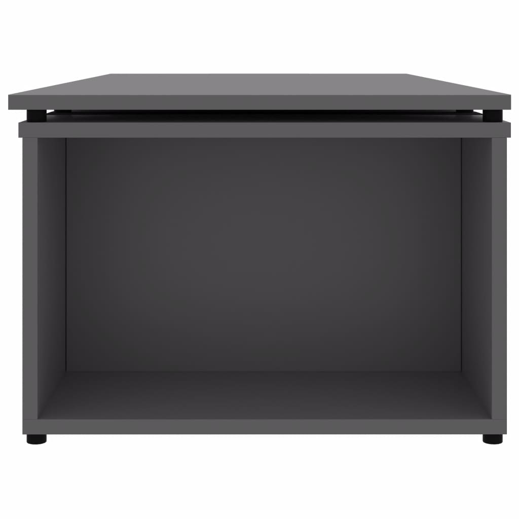 Sohvapöytä harmaa 150x50x35 cm - Sisustajankoti.fi