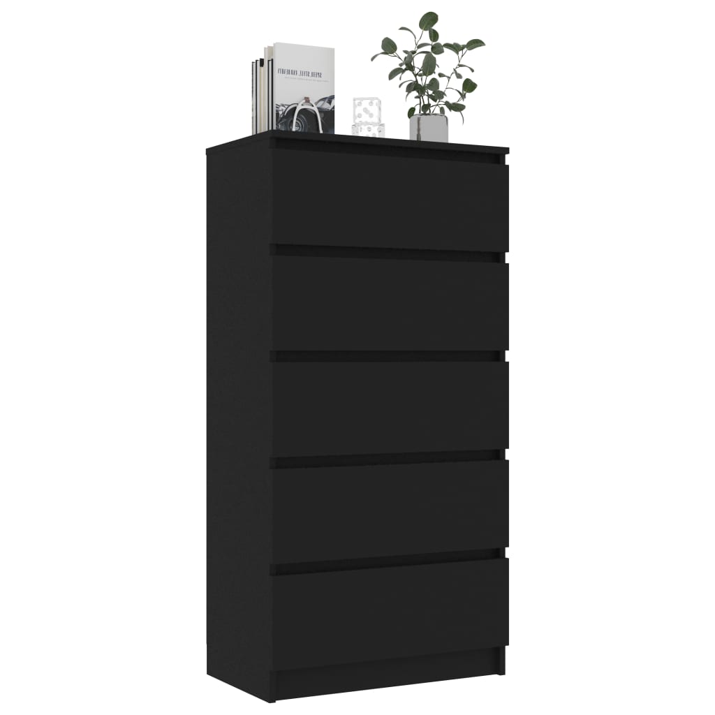Lipasto musta 60x35x121 cm - Sisustajankoti.fi