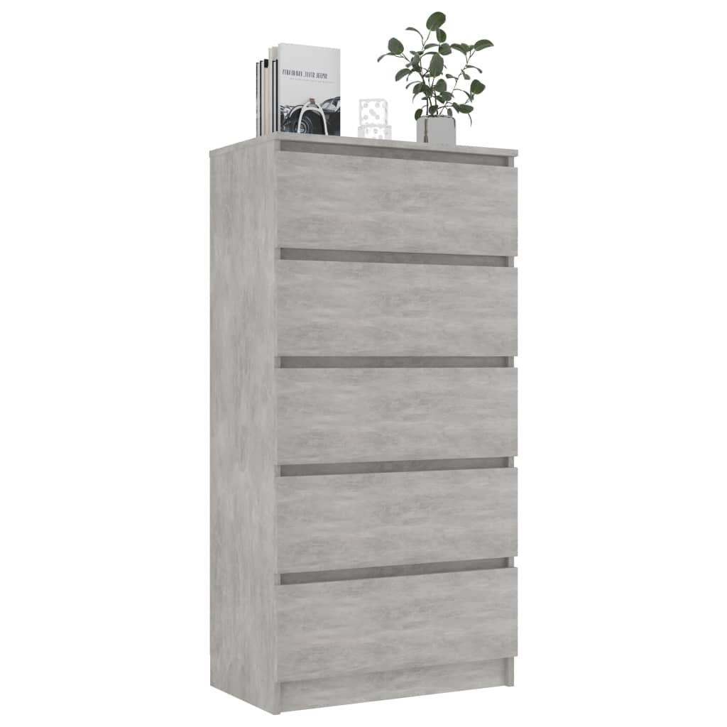 Lipasto betoninharmaa 60x35x121 cm - Sisustajankoti.fi