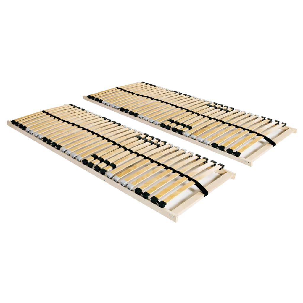Sängyn sälepohjat 2 kpl 28 säleellä 7 vyöhykettä 70x200 cm - Sisustajankoti.fi