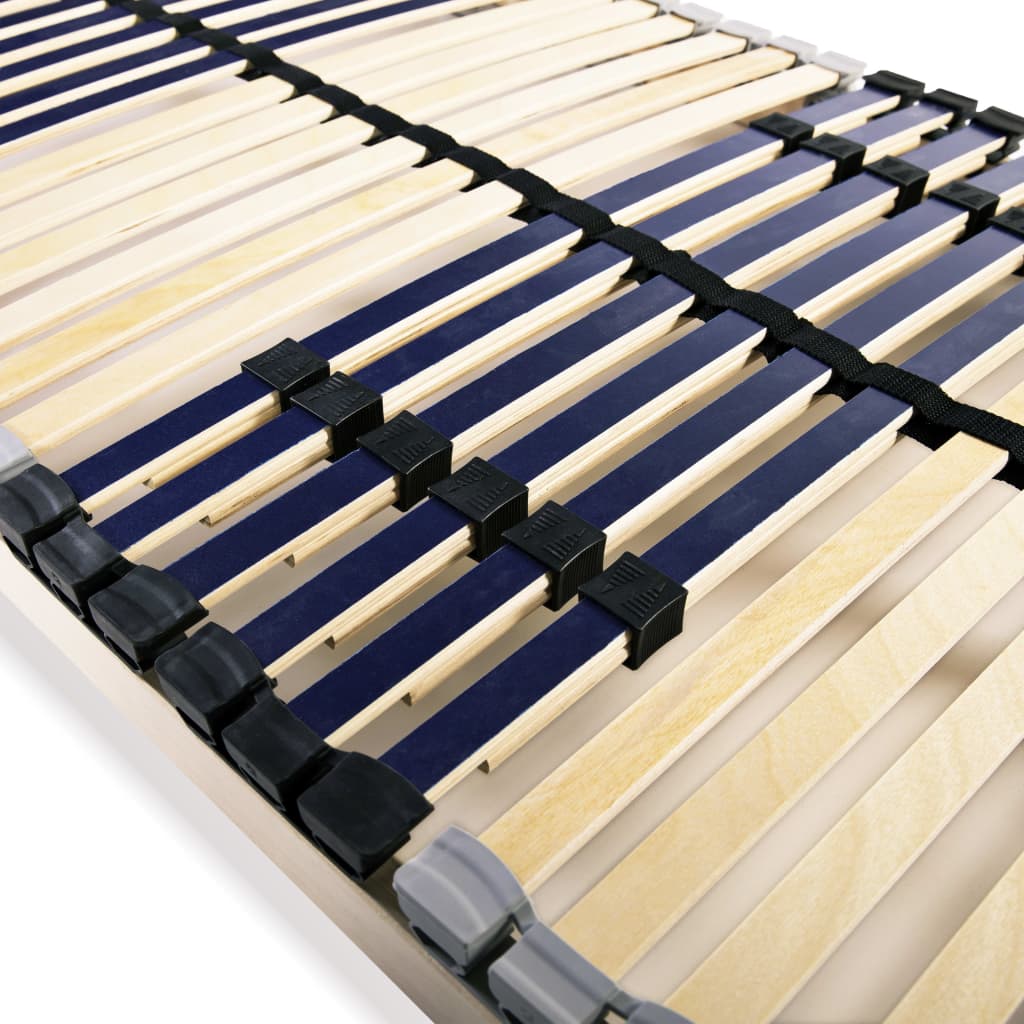Sängyn sälepohjat 2 kpl 42 säleellä 7 vyöhykettä 90x200 cm - Sisustajankoti.fi