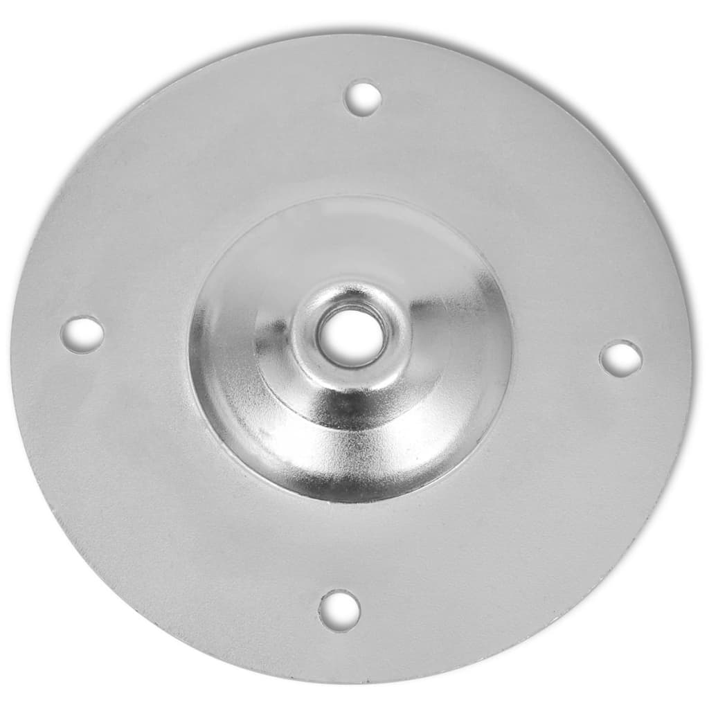 Teleskooppiset pöydänjalat 4 kpl kromi 710 mm - 1 100 mm - Sisustajankoti.fi