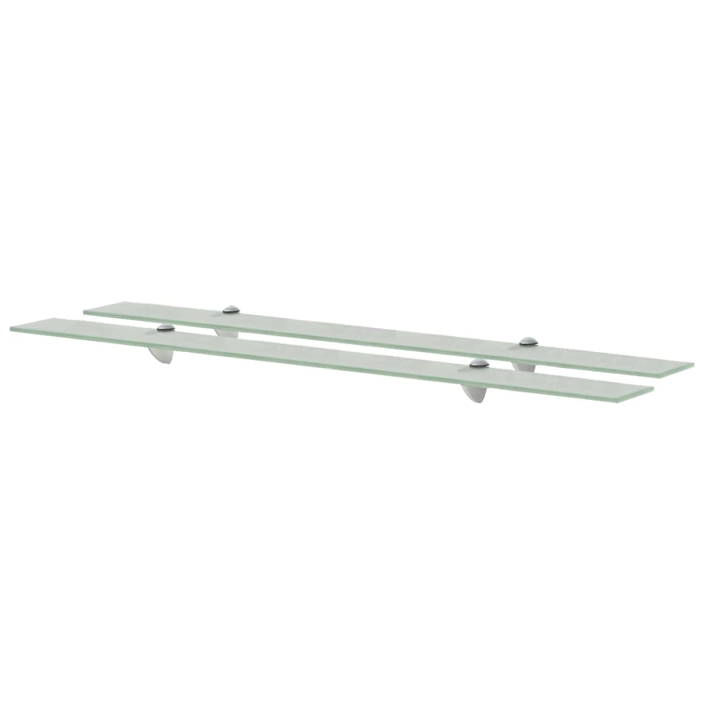 Kelluvat hyllyt 2 kpl lasi 100x10 cm 8 mm - Sisustajankoti.fi