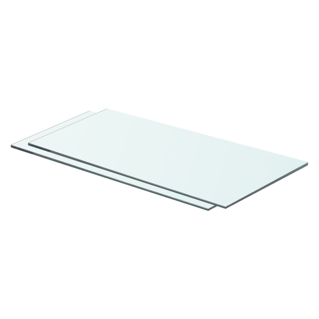 Hyllyt 2 kpl kirkas lasi 60x25 cm - Sisustajankoti.fi