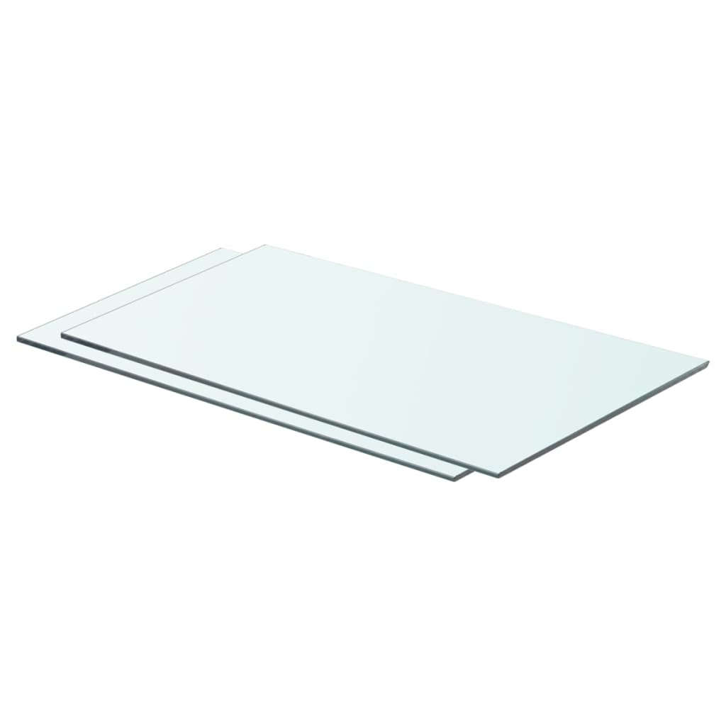 Hyllyt 2 kpl kirkas lasi 60x30 cm - Sisustajankoti.fi