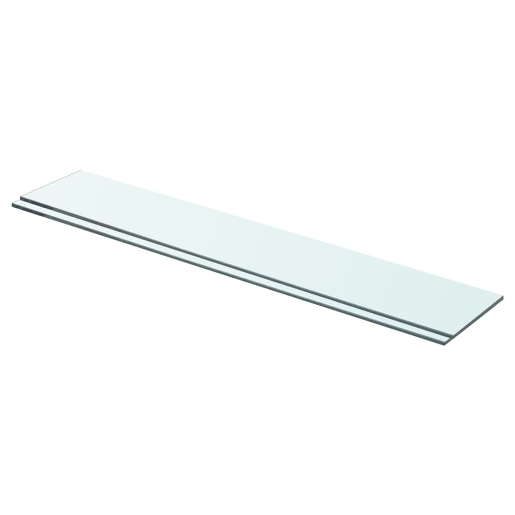 Hyllyt 2 kpl kirkas lasi 70x12 cm - Sisustajankoti.fi