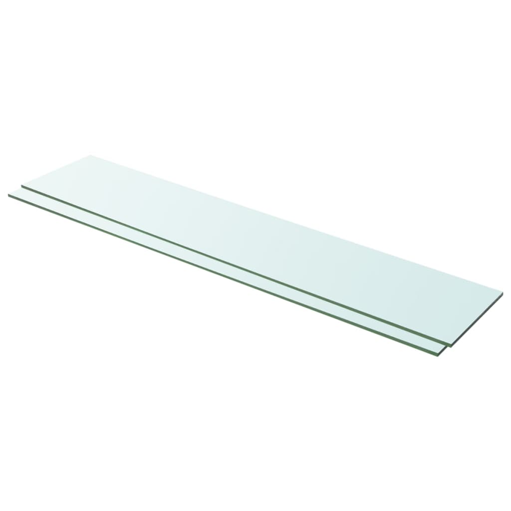 Hyllyt 2 kpl kirkas lasi 100x20 cm - Sisustajankoti.fi