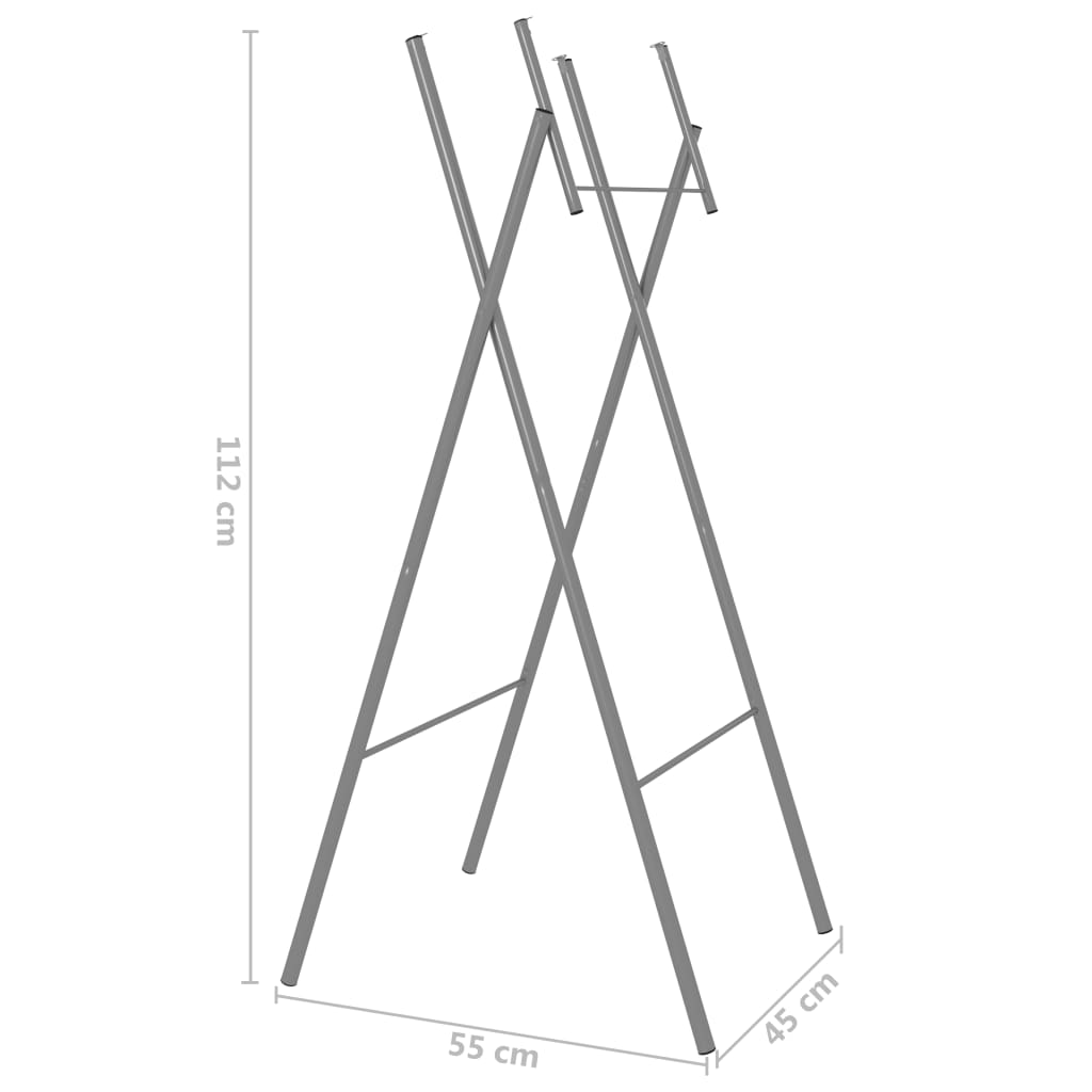 Taitettavat baaripöydänjalat hopea 45x55x112cm galvanoitu teräs - Sisustajankoti.fi
