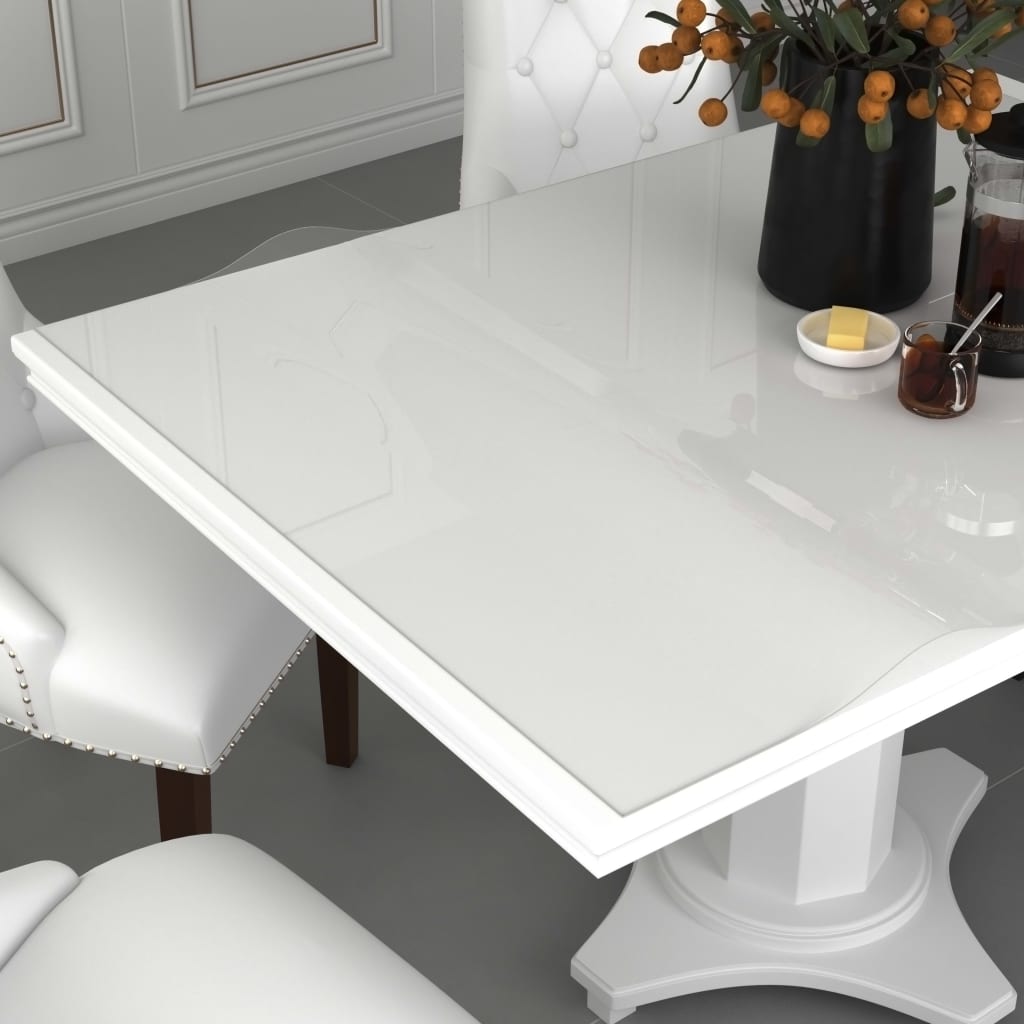 Pöytäsuoja läpinäkyvä 100x90 cm 2 mm PVC - Sisustajankoti.fi