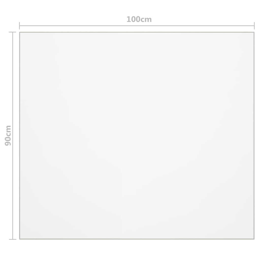 Pöytäsuoja matta 100x90 cm 2 mm PVC - Sisustajankoti.fi