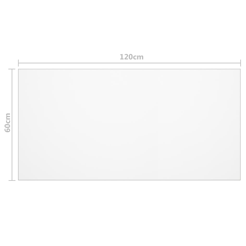 Pöytäsuoja matta 120x60 cm 2 mm PVC - Sisustajankoti.fi
