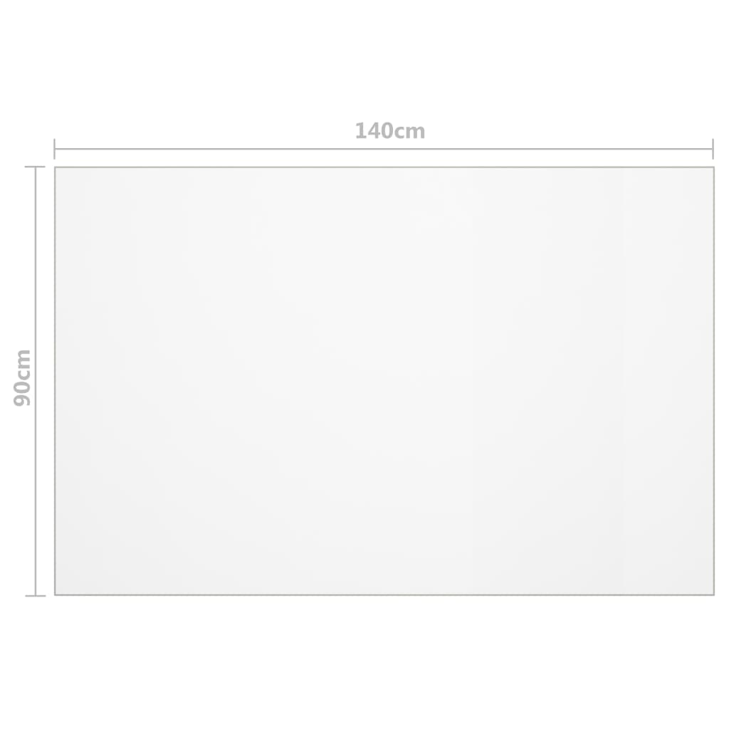 Pöytäsuoja matta 140x90 cm 2 mm PVC - Sisustajankoti.fi