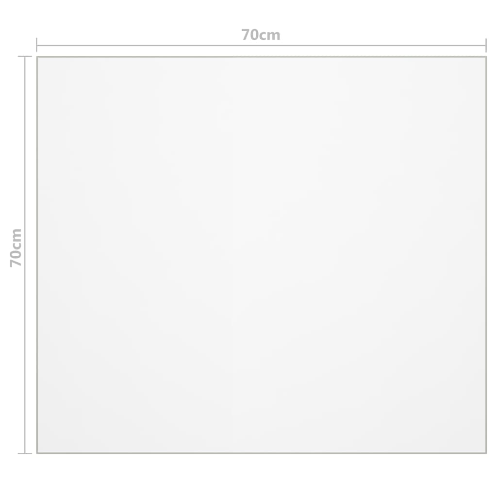Pöytäsuoja matta 70x70 cm 2 mm PVC - Sisustajankoti.fi