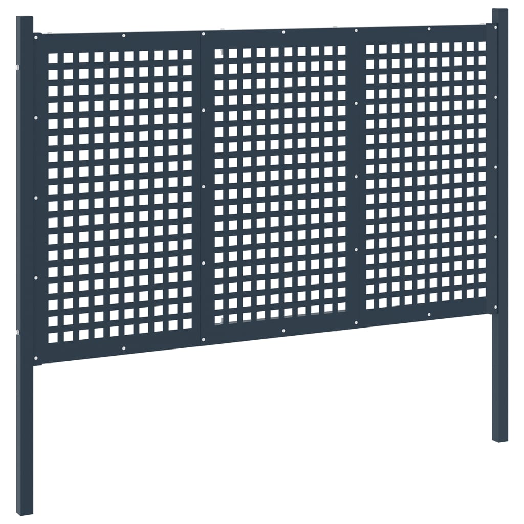 Aitaportti antrasiitti 177x125 cm teräs - Sisustajankoti.fi
