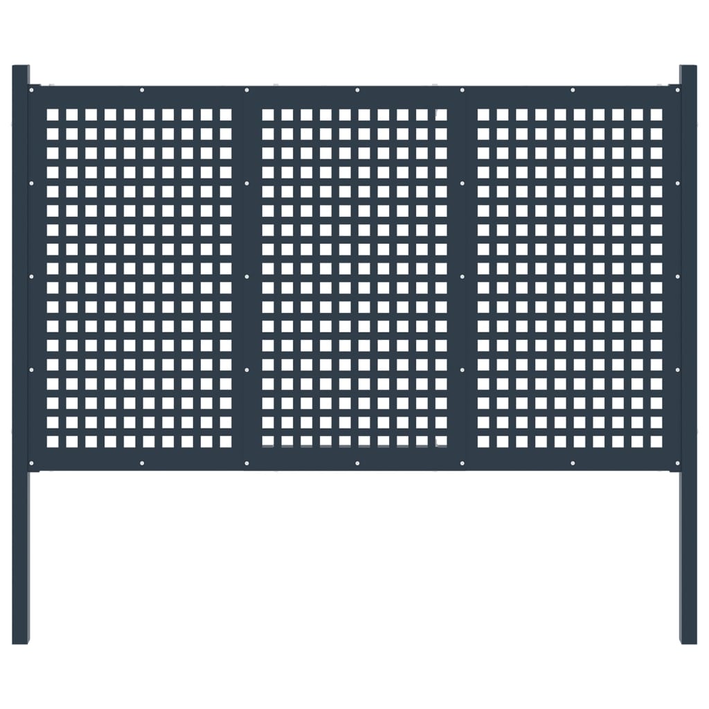 Aitaportti antrasiitti 177x150 cm teräs - Sisustajankoti.fi