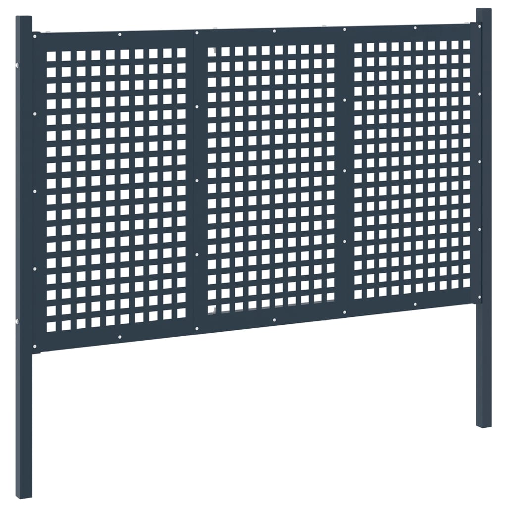 Aitaportti antrasiitti 177x150 cm teräs - Sisustajankoti.fi