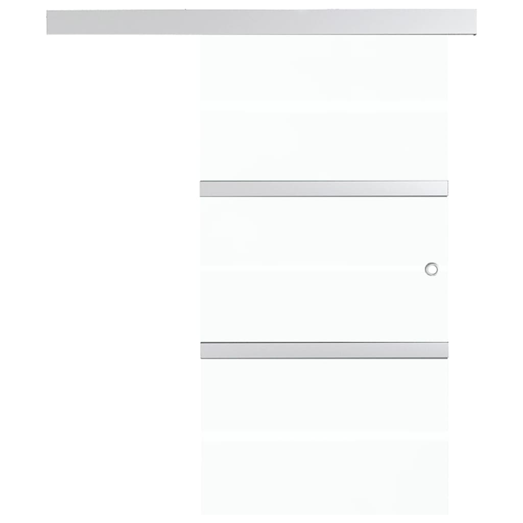 Liukuovi soft-stopeilla ESG-lasi ja alumiini 90x205 cm - Sisustajankoti.fi