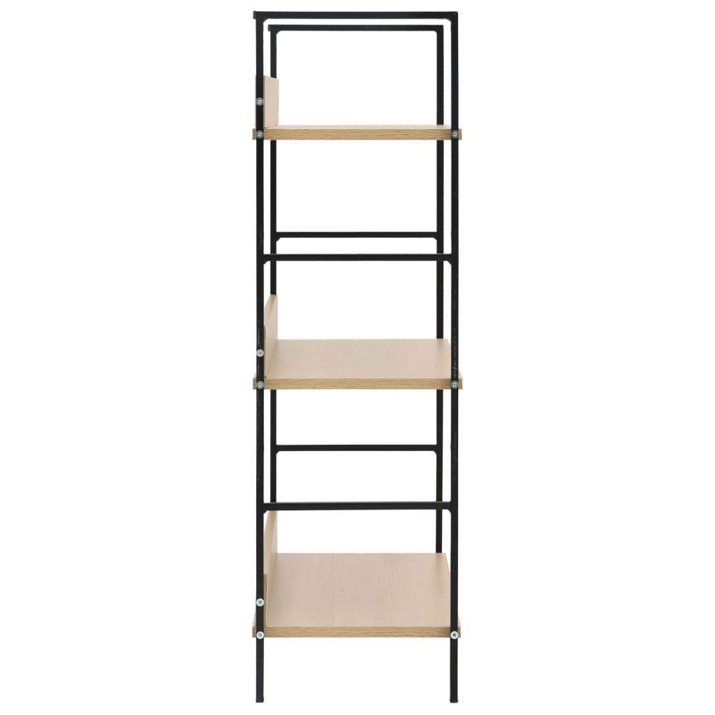 3-tasoinen kirjahylly tammi 60x27,6x90,5 cm - Sisustajankoti.fi