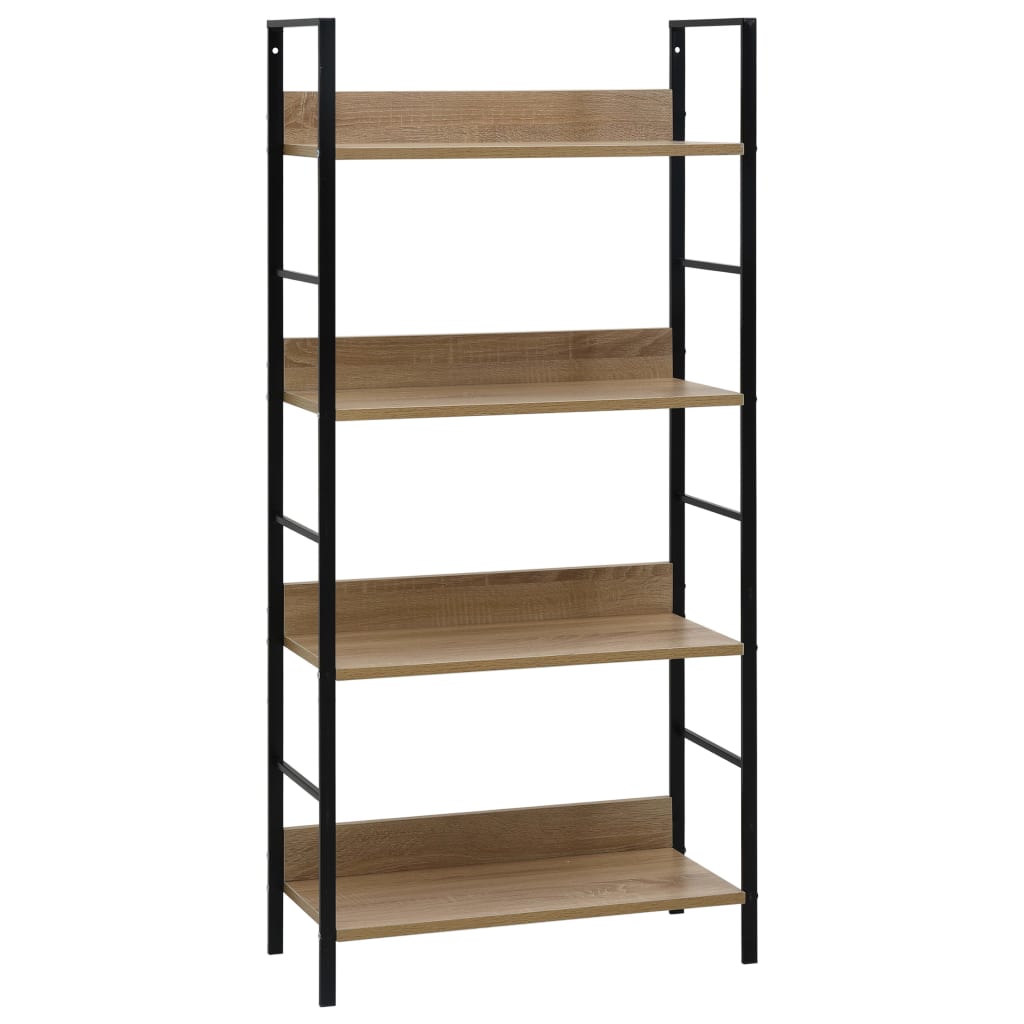4-tasoinen kirjahylly tammi 60x27,6x124,5 cm - Sisustajankoti.fi