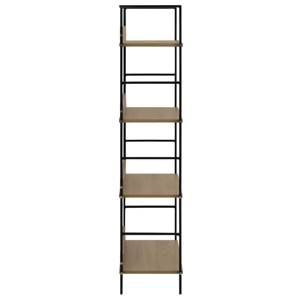 4-tasoinen kirjahylly tammi 60x27,6x124,5 cm - Sisustajankoti.fi