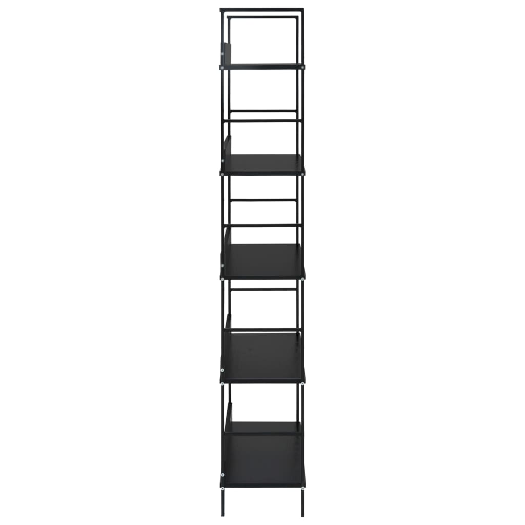 5-tasoinen kirjahylly musta 60x27,6x158,5 cm - Sisustajankoti.fi