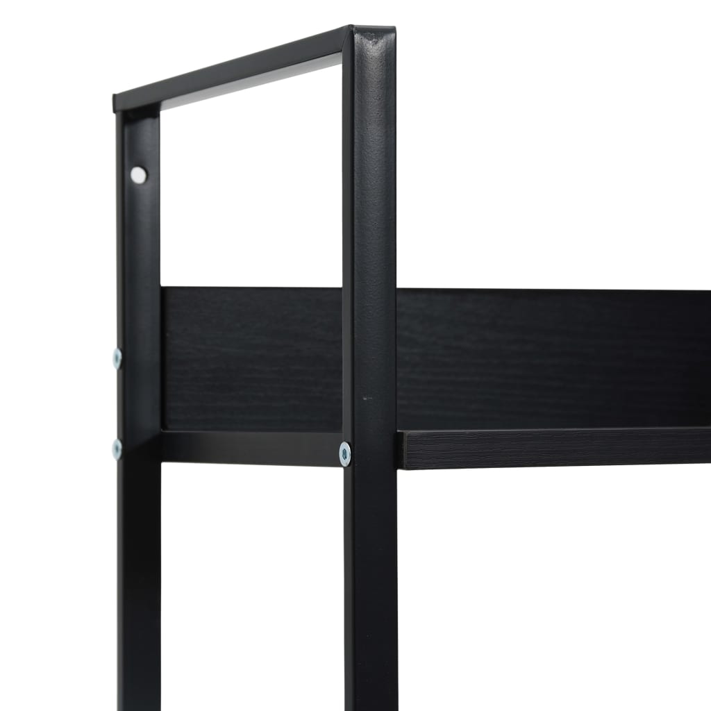 5-tasoinen kirjahylly musta 60x27,6x158,5 cm - Sisustajankoti.fi