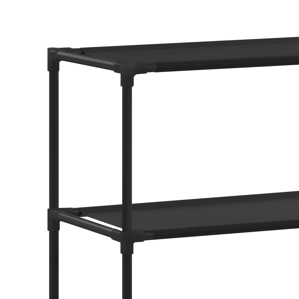 Säilytyshylly pesukoneen ylle 3 tasoa musta 69x28x169 cm - Sisustajankoti.fi