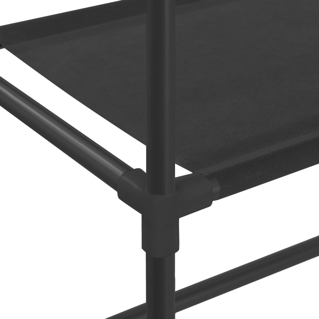 Säilytyshylly pesukoneen ylle 3 tasoa musta 69x28x169 cm - Sisustajankoti.fi