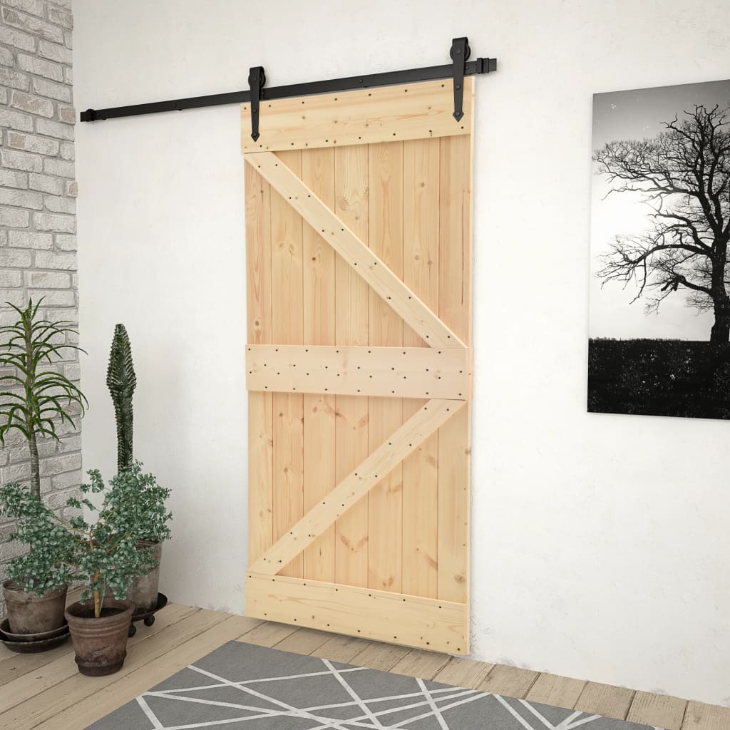 Ovi 90x210 cm täysi mänty - Sisustajankoti.fi