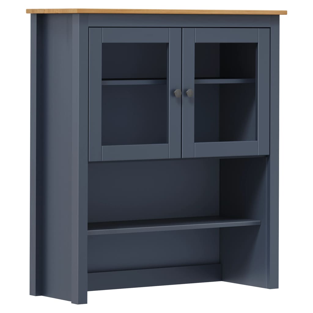 Senkin yläosa Hill harmaa 90x33x100 cm täysi mänty - Sisustajankoti.fi