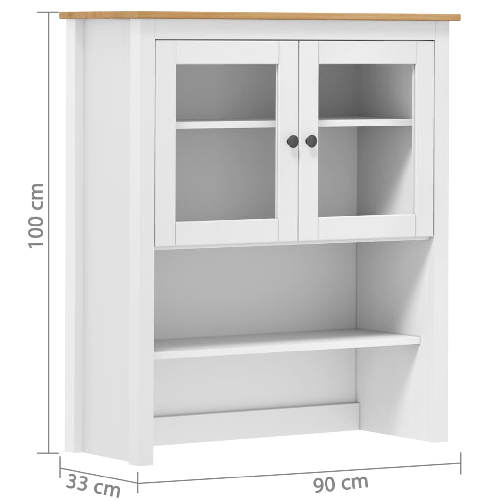 Senkin yläosa Hill valkoinen 90x33x100 cm täysi mänty - Sisustajankoti.fi