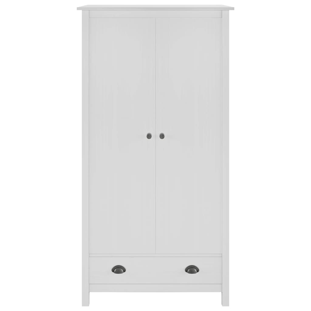 Kaksiovinen vaatekaappi Hill Range valkoinen 89x50x170 cm mänty - Sisustajankoti.fi
