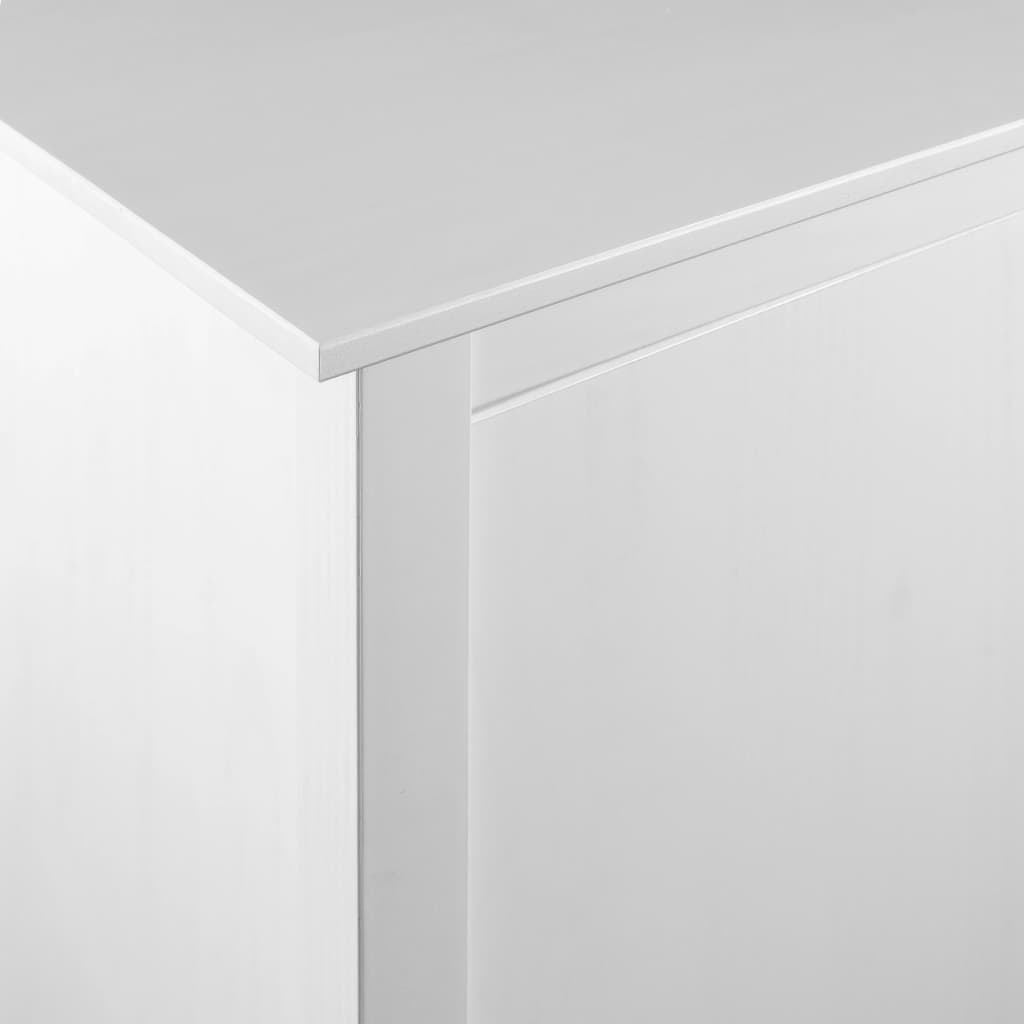 Kaksiovinen vaatekaappi Hill Range valkoinen 89x50x170 cm mänty - Sisustajankoti.fi
