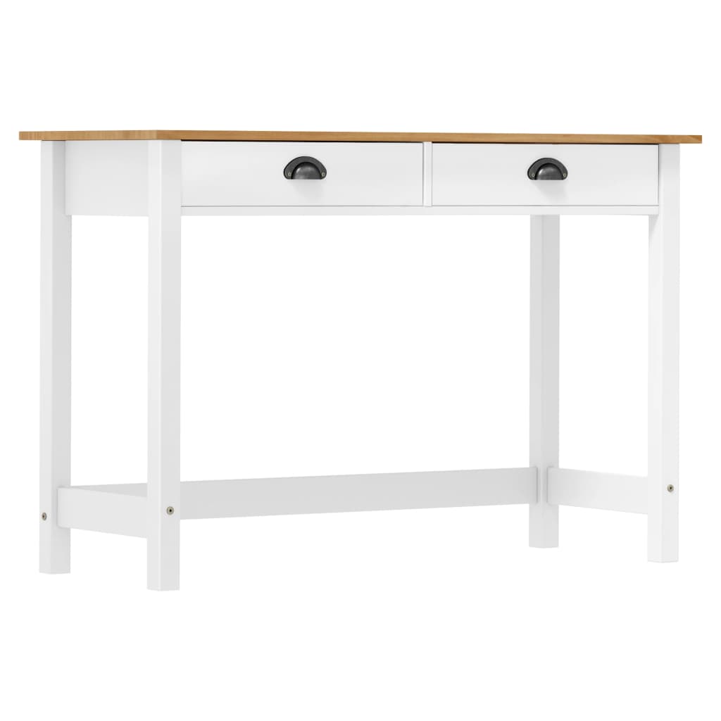 Sivupöytä Hill 2 laatikolla 110x45x74 cm täysi mänty - Sisustajankoti.fi