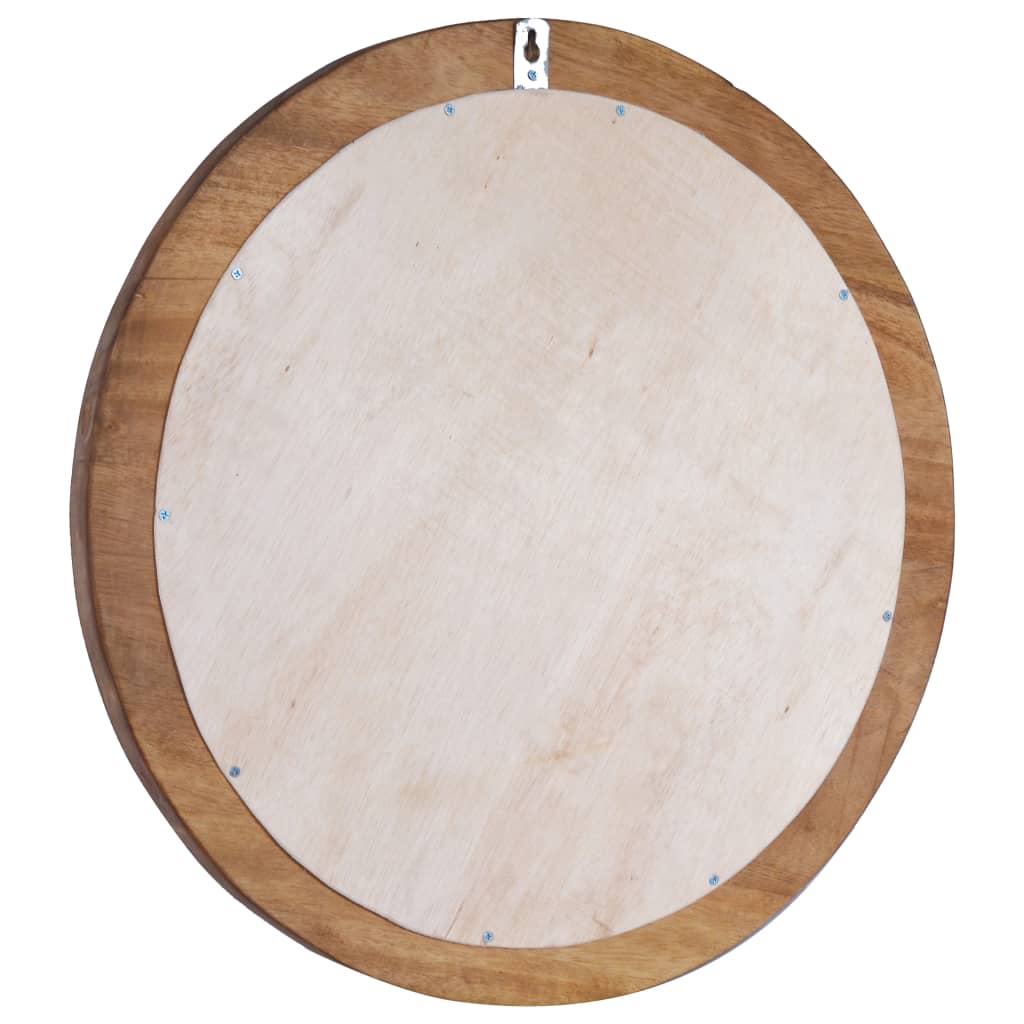 Seinäpeili 60 cm tiikki pyöreä - Sisustajankoti.fi