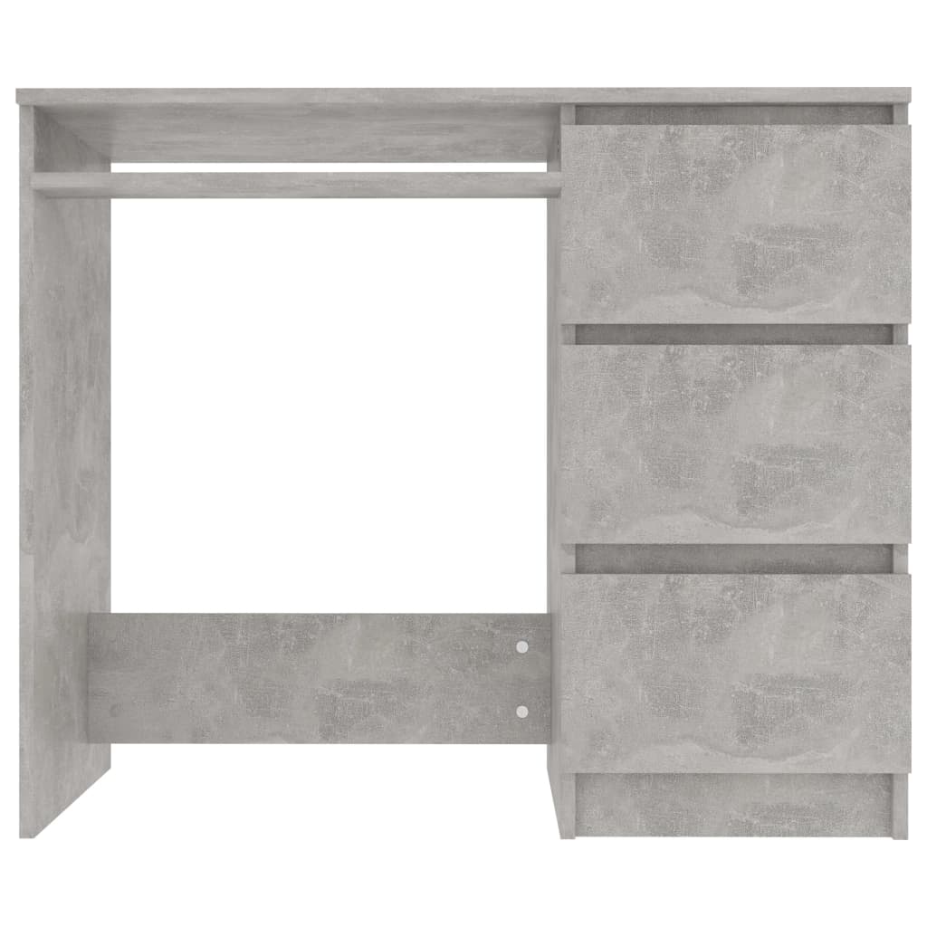 Työpöytä betoninharmaa 90x45x76 cm - Sisustajankoti.fi