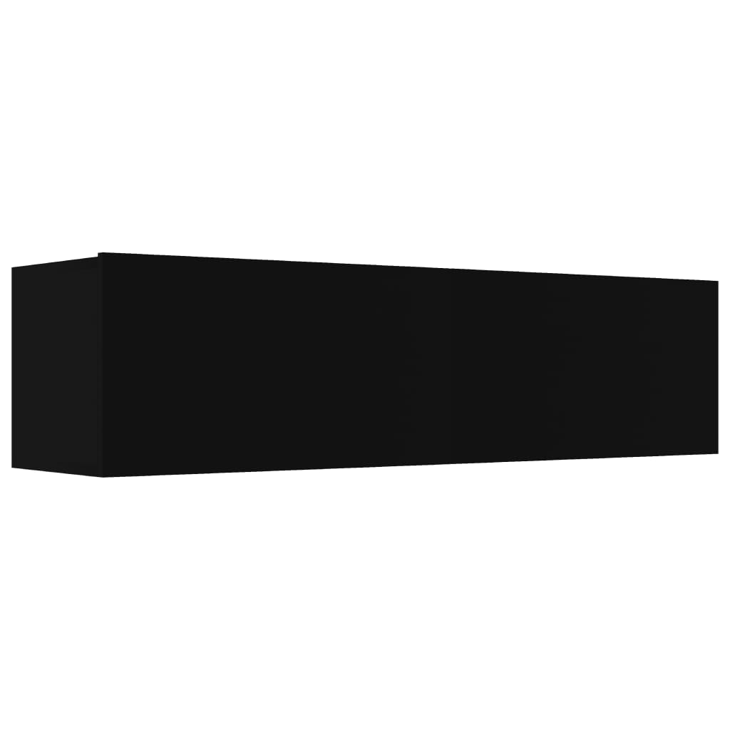 TV-taso musta 120x30x30 cm - Sisustajankoti.fi