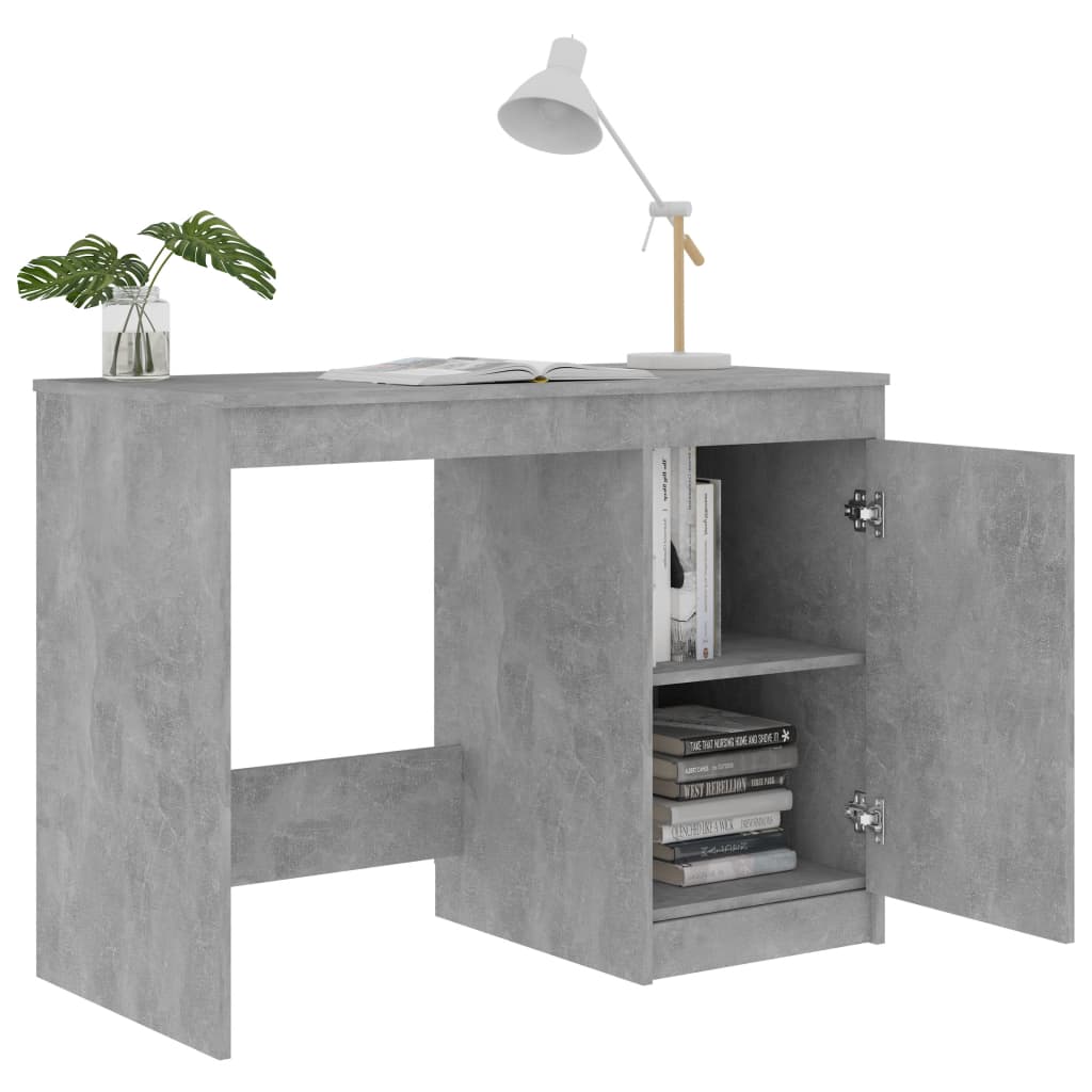 Työpöytä betoninharmaa 100x50x76 cm - Sisustajankoti.fi