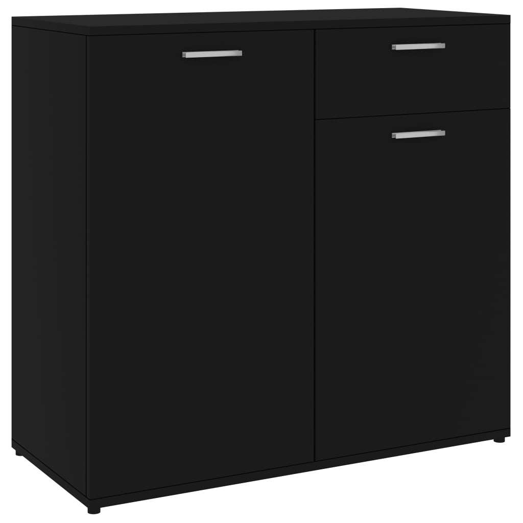 Senkki musta 80x36x75 cm - Sisustajankoti.fi