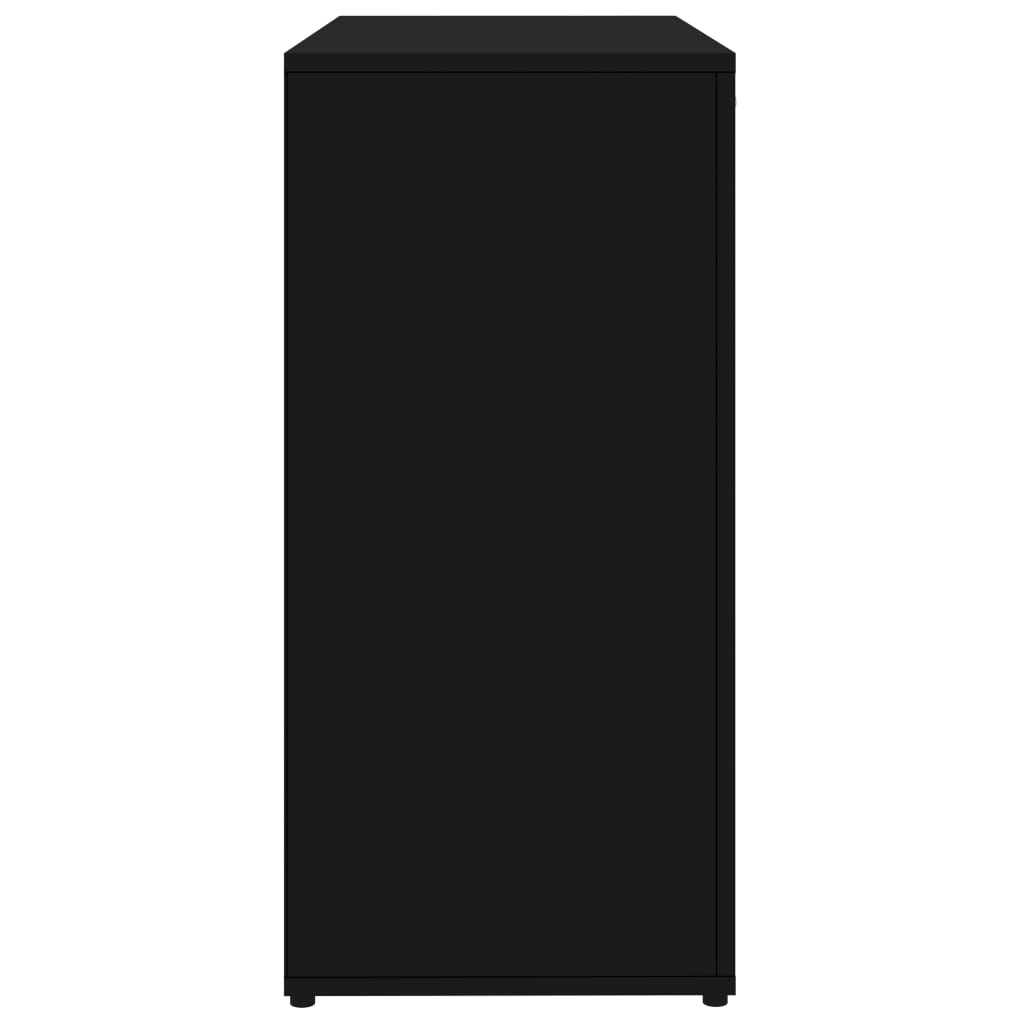 Senkki musta 80x36x75 cm - Sisustajankoti.fi