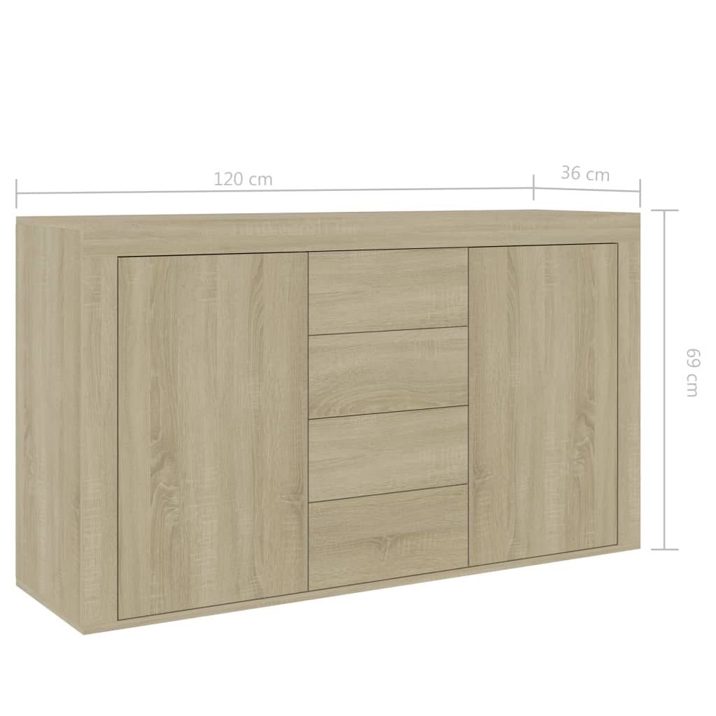 Senkki tammi 120x36x69 cm - Sisustajankoti.fi