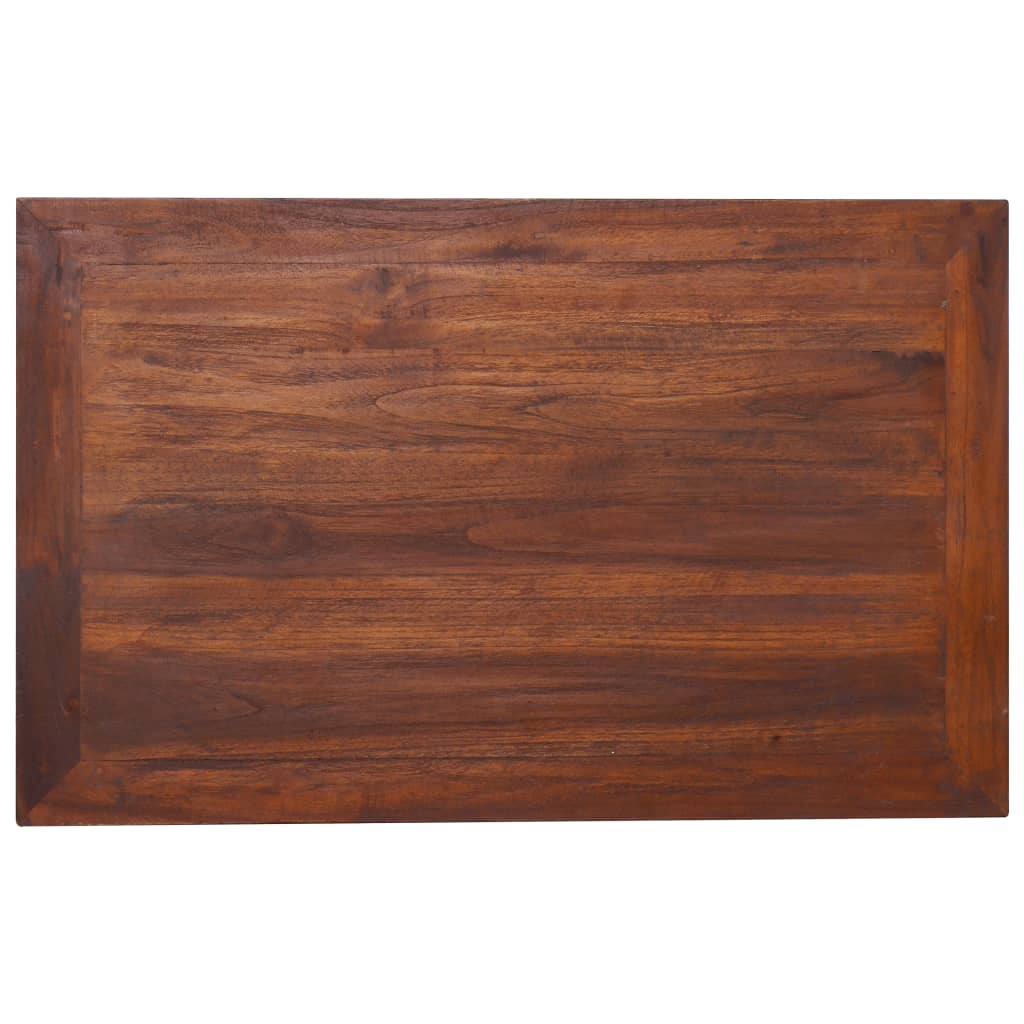 Sohvapöytä 80x50x40 cm täysi tiikki - Sisustajankoti.fi