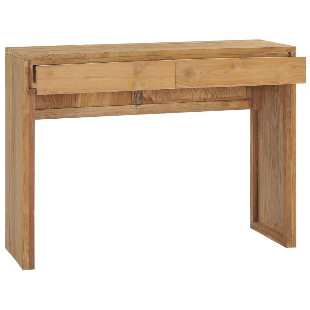 Konsolipöytä 100x35x75 cm täysi tiikki - Sisustajankoti.fi