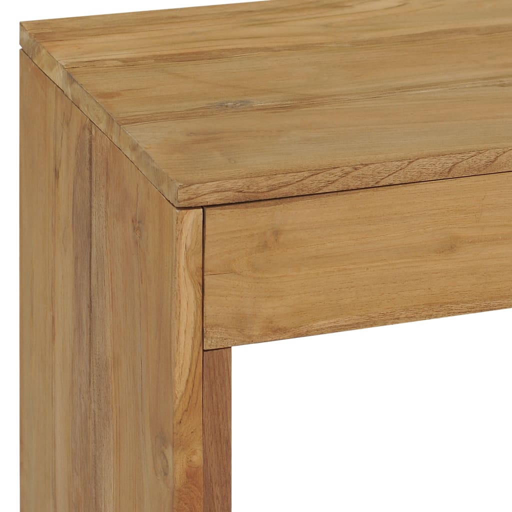 Konsolipöytä 100x35x75 cm täysi tiikki - Sisustajankoti.fi