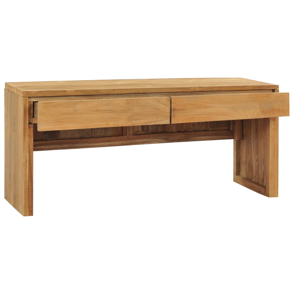 TV-taso 100x35x45 cm täysi tiikki - Sisustajankoti.fi