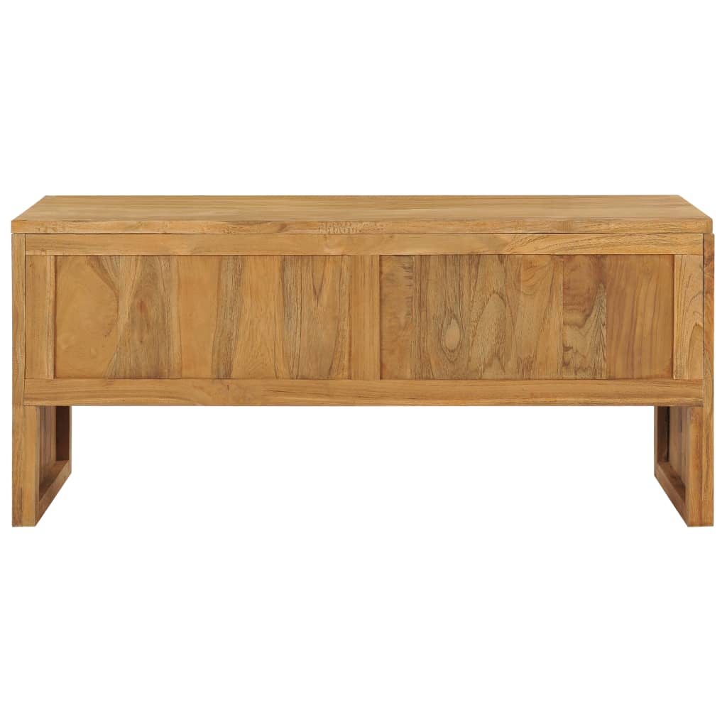 TV-taso 100x35x45 cm täysi tiikki - Sisustajankoti.fi
