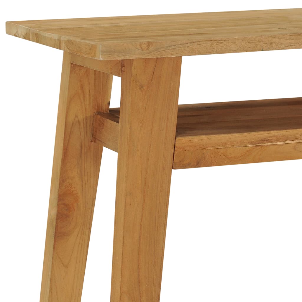 Konsolipöytä 120x35x75 cm täysi tiikki - Sisustajankoti.fi
