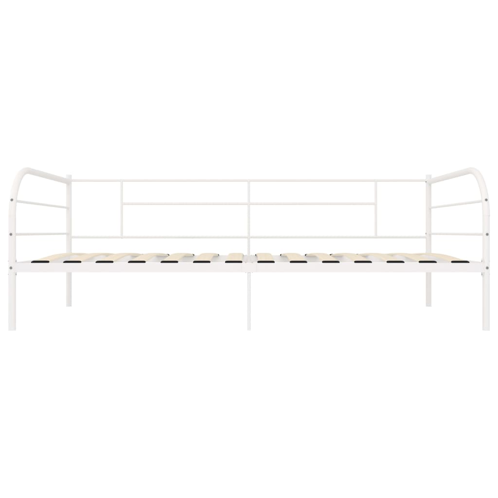 Päivävuoteenrunko valkoinen metalli 90x200 cm - Sisustajankoti.fi