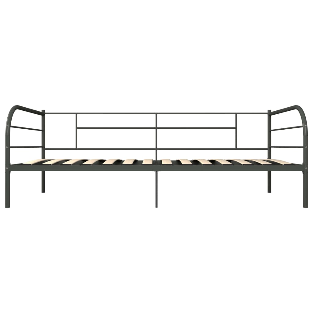 Päivävuoteenrunko harmaa metalli 90x200 cm - Sisustajankoti.fi