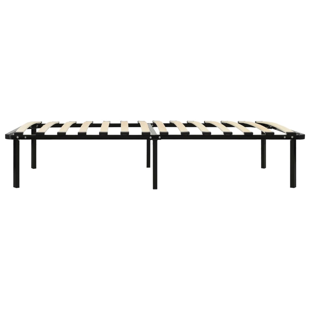 Sängynrunko musta metalli 90x200 cm - Sisustajankoti.fi